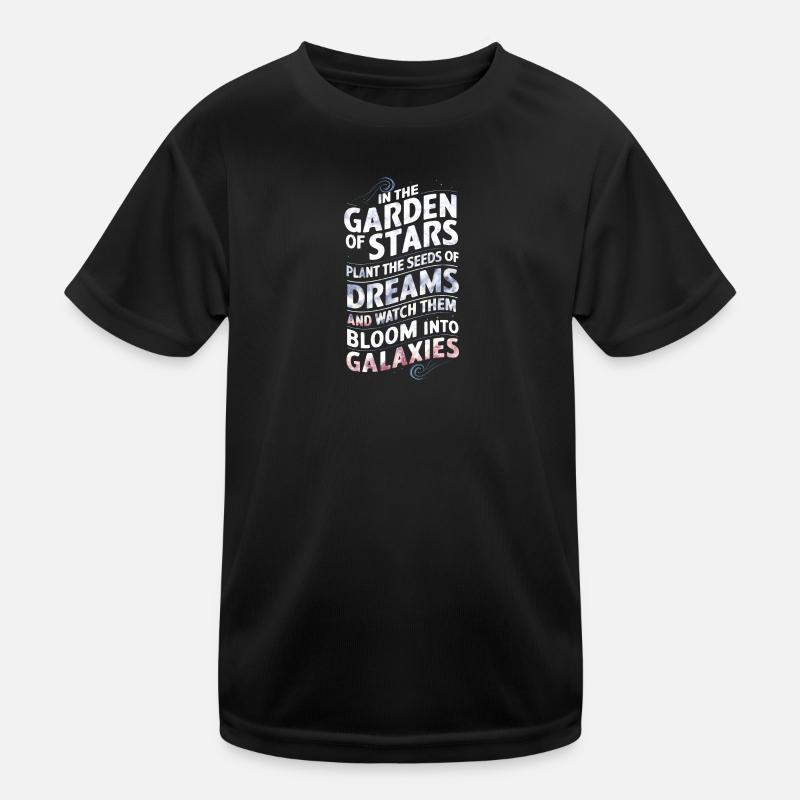 Citation de motivation cosmique T-shirt sport Enfant