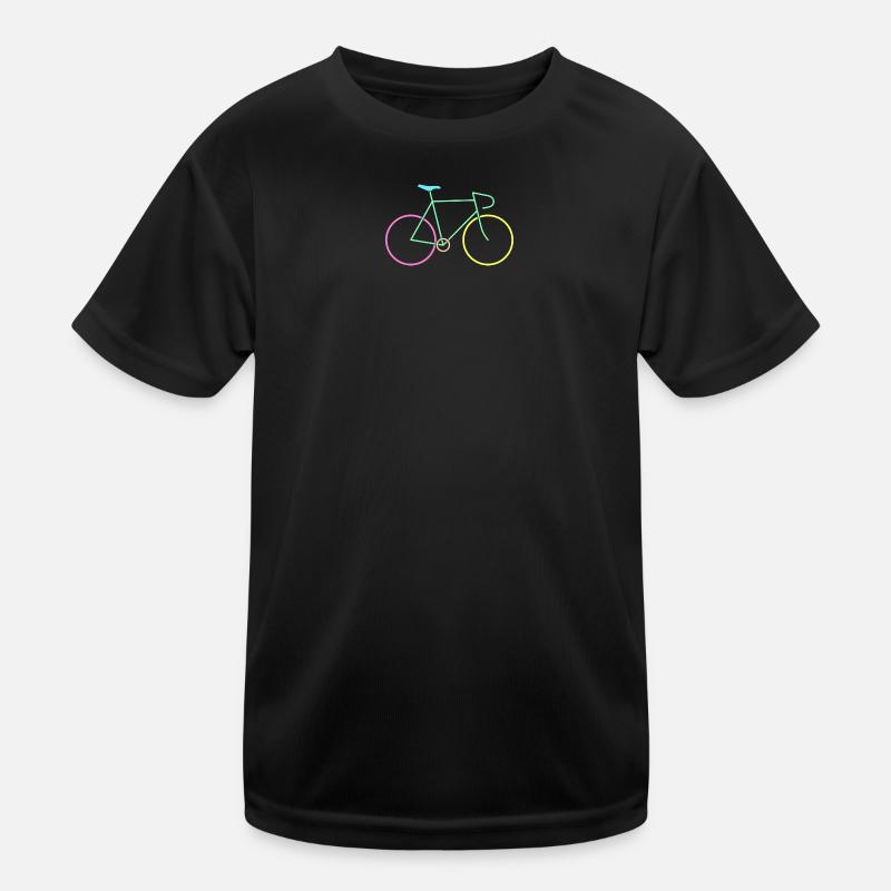 Vélo de course coloré T-shirt sport Enfant