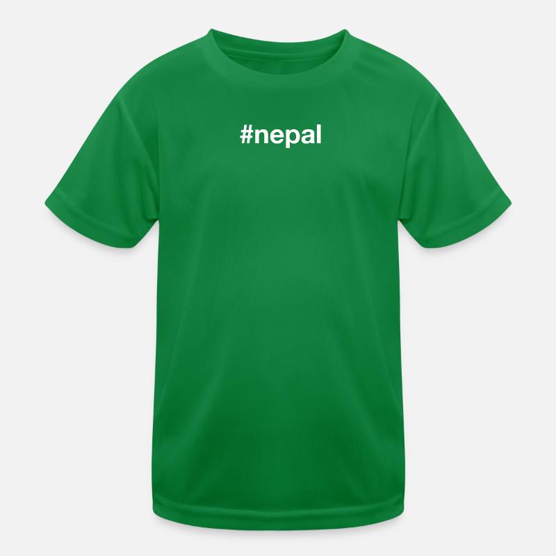 Hashtag du Népal T-shirt sport Enfant