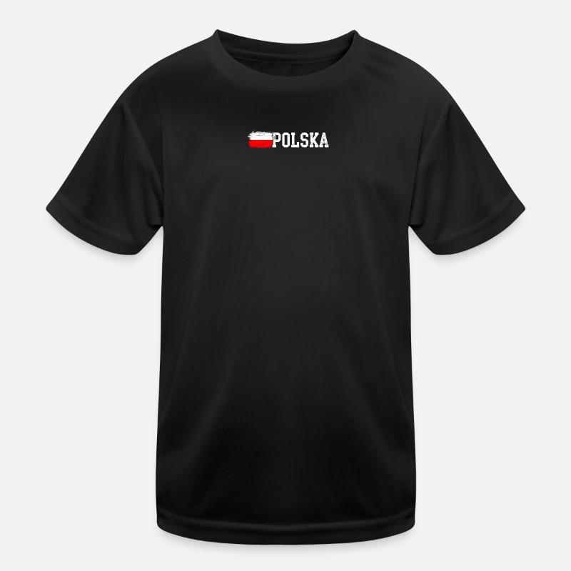 Polska flag Kids Functional T-Shirt