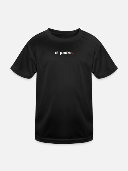 el padre - Kids Functional T-Shirt - black
