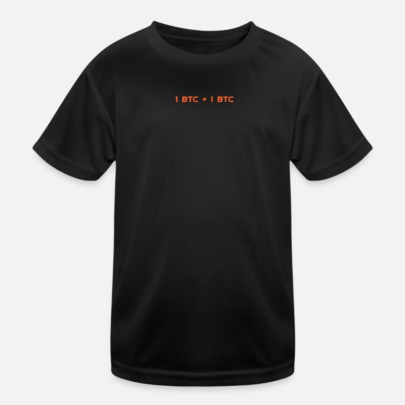 1 BTC = 1 BTC Kinder Funktions-T-Shirt