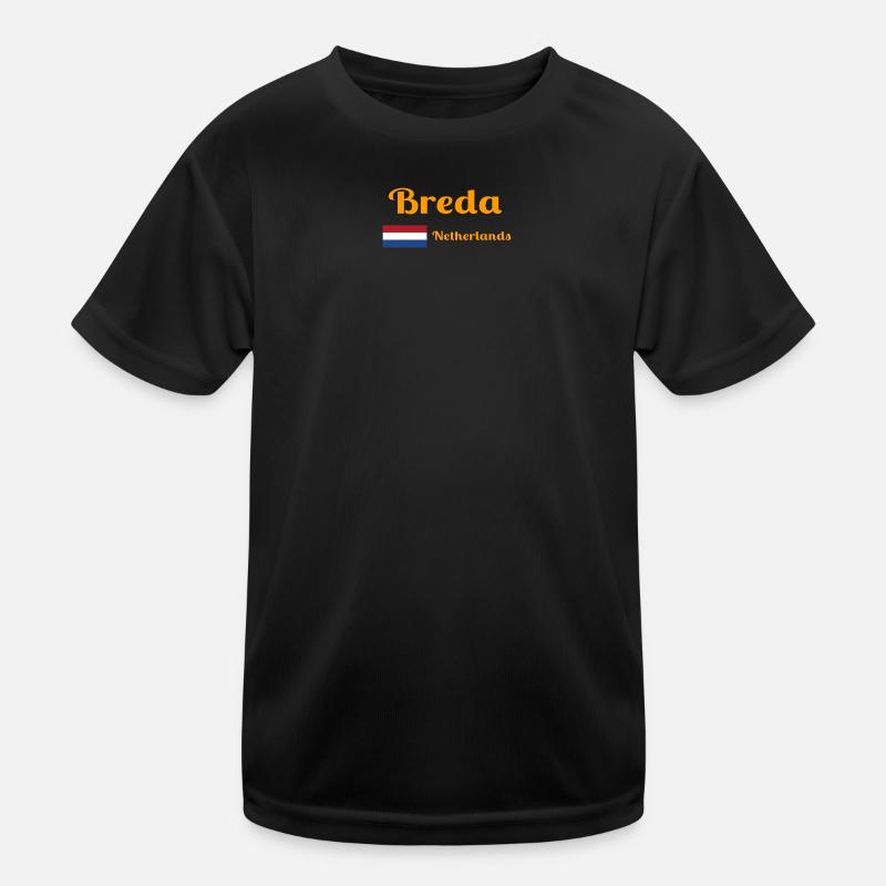 Breda Niederlande - Stilvolle Drucke Kinder Funktions-T-Shirt