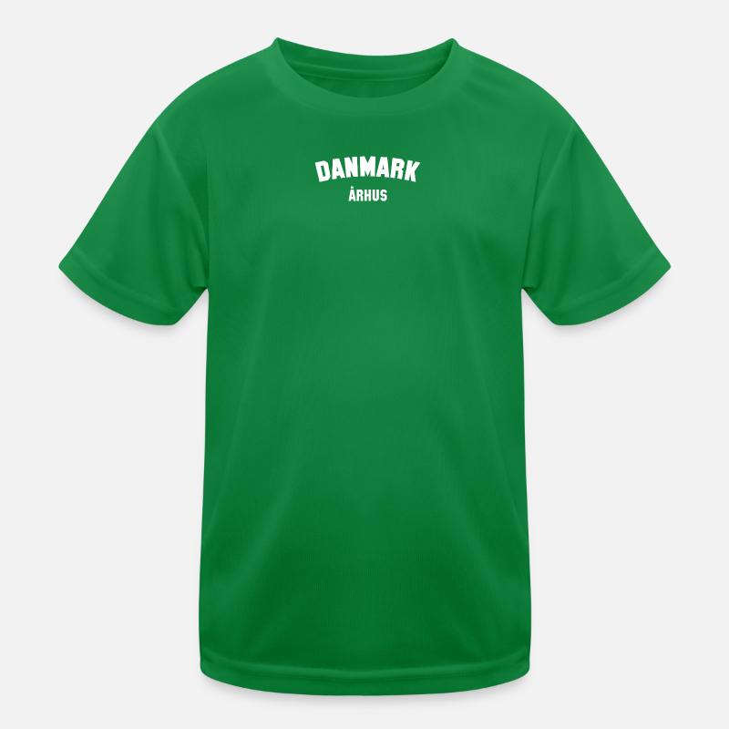 ARHUS Danmark Dänemark Kinder Funktions-T-Shirt