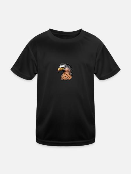 Eagle - Kids Functional T-Shirt - black