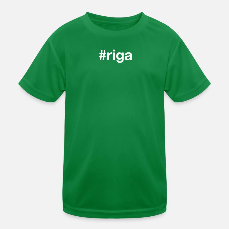 RIGA Lettland Latvia Kinder Funktions-T-Shirt