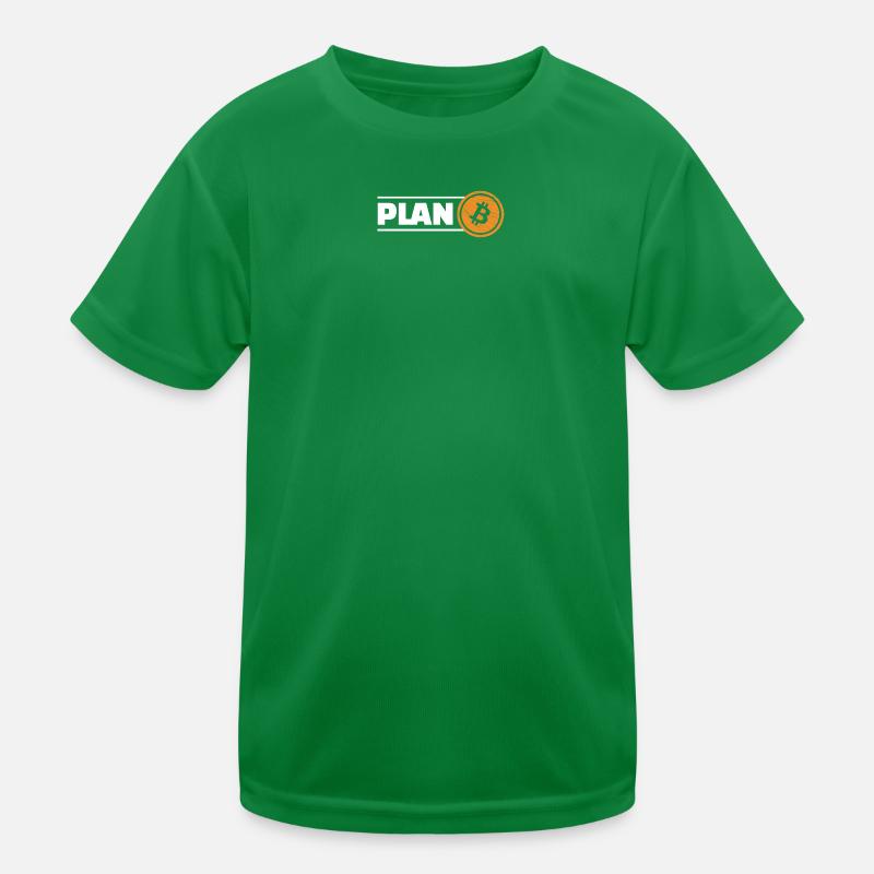 Bitcoin Plan B T-shirt sport Enfant