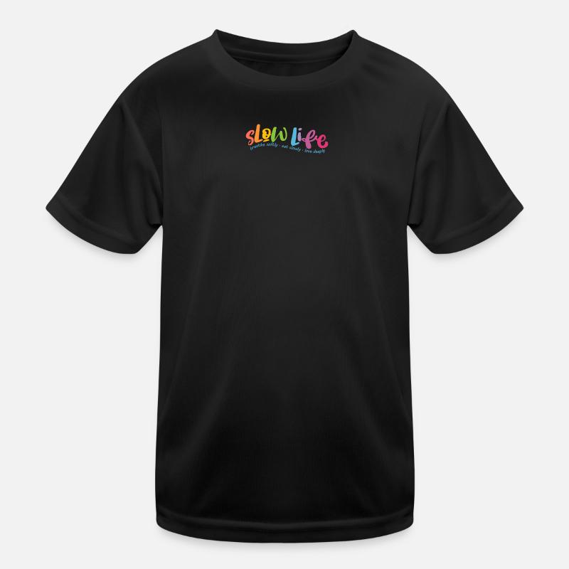 Slow Life Kids Functional T-Shirt