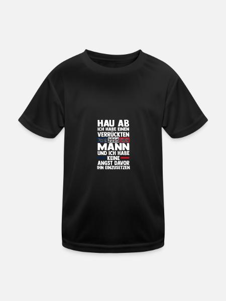 French French France - Kids Functional T-Shirt - black - Front