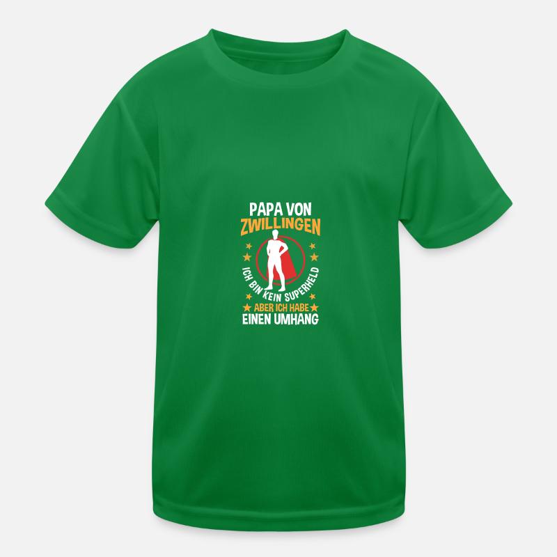 Dad of twins Kids Functional T-Shirt