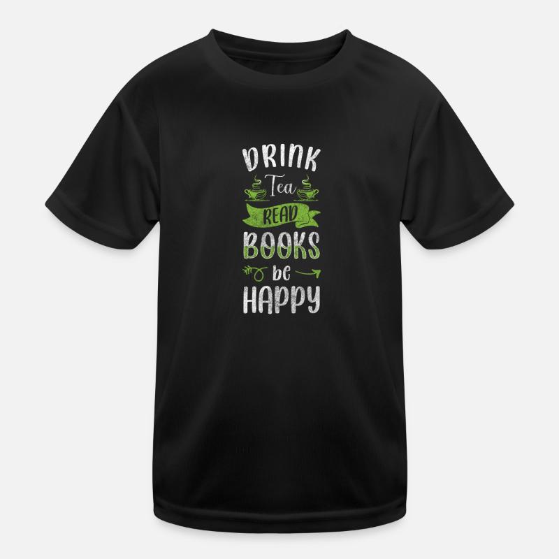 Tea Drinker Time Out Green Tea Kids Functional T-Shirt