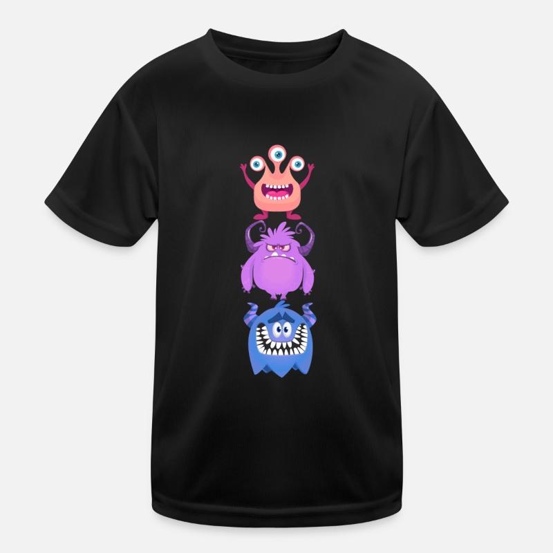 Monster Kinder Funktions-T-Shirt