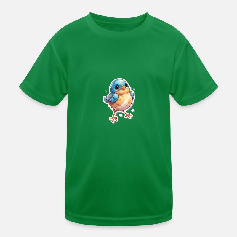 Süßer Vogel Kinder Funktions-T-Shirt