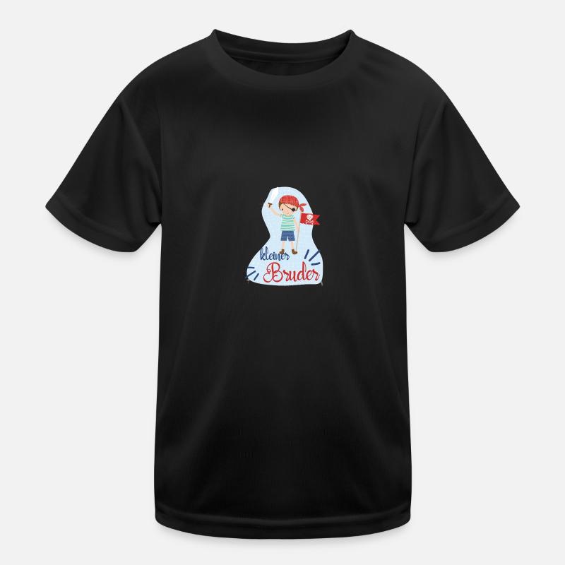 kleiner Bruder Pirat Kinder Funktions-T-Shirt