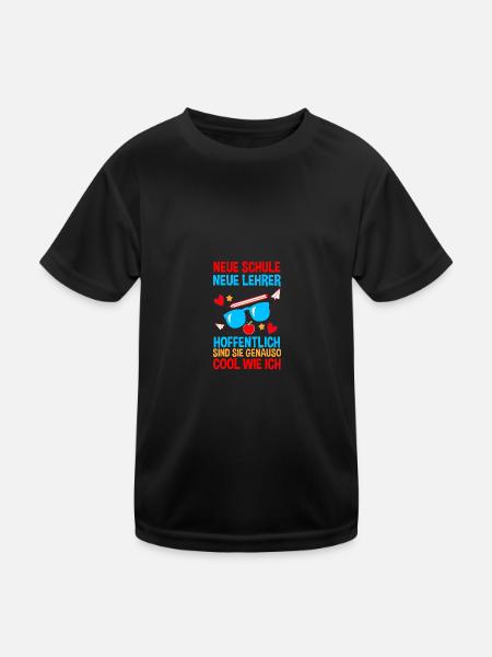 Daycare Leavers Back to School School Child Enrollment - Kids Functional T-Shirt - black - Front
