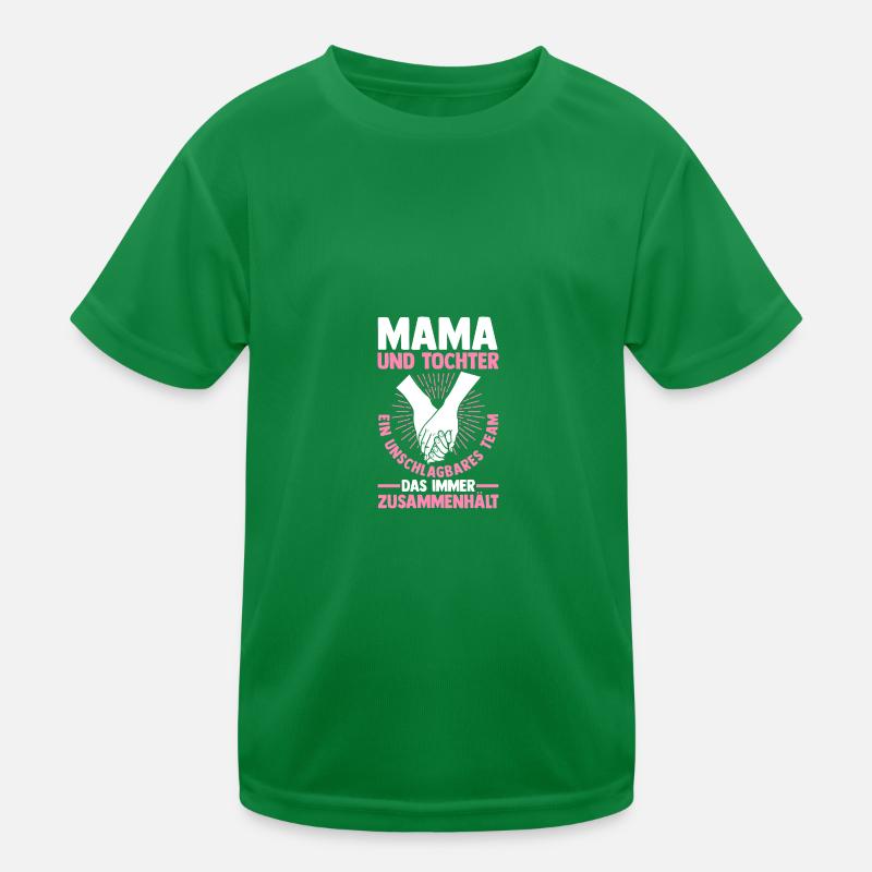 Mama Und Tochter Kinder Funktions-T-Shirt