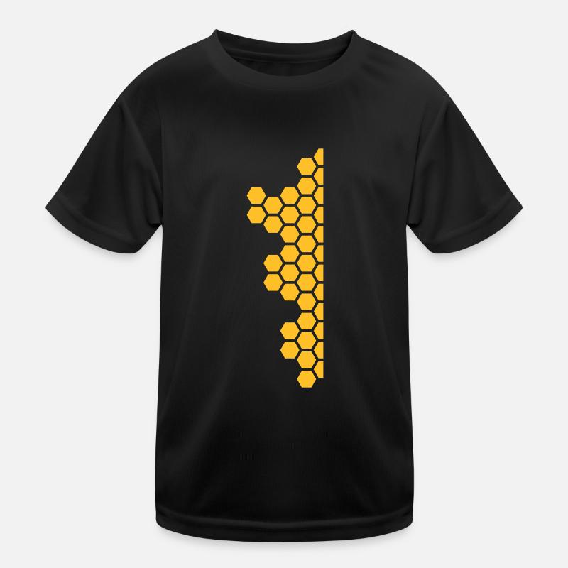 Honeycombs Pattern Kinder Funktions-T-Shirt