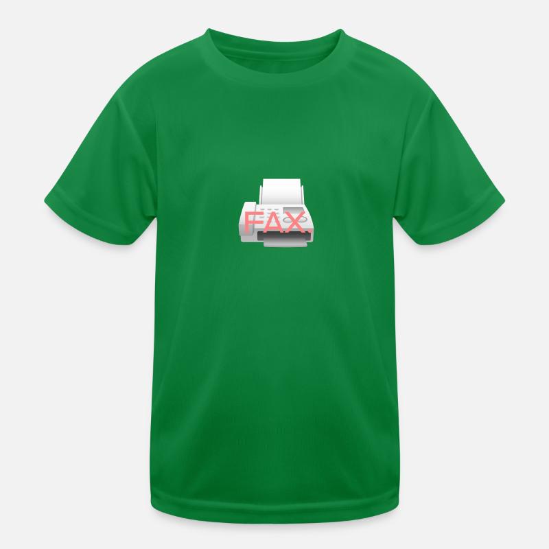 Fax-Symbol Kinder Funktions-T-Shirt