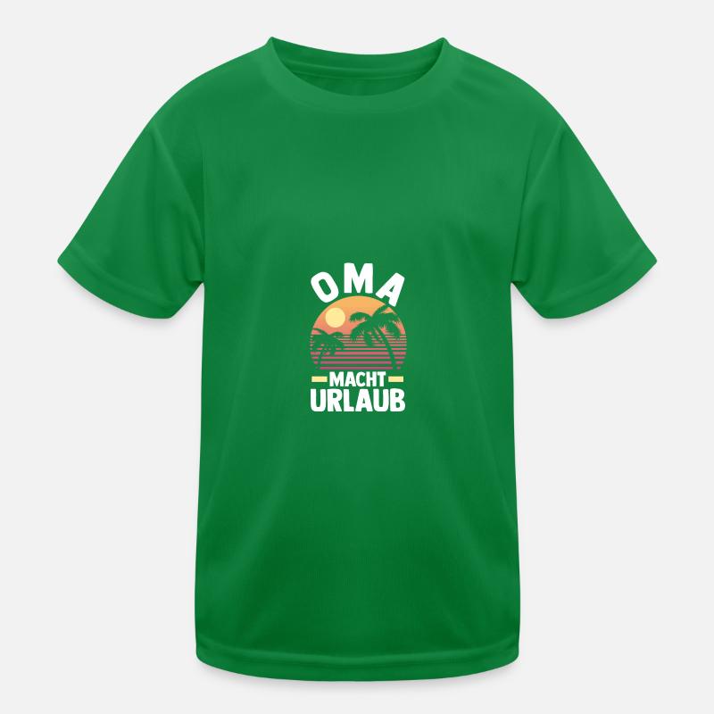 Vacancier Grand-mère Mamie T-shirt sport Enfant