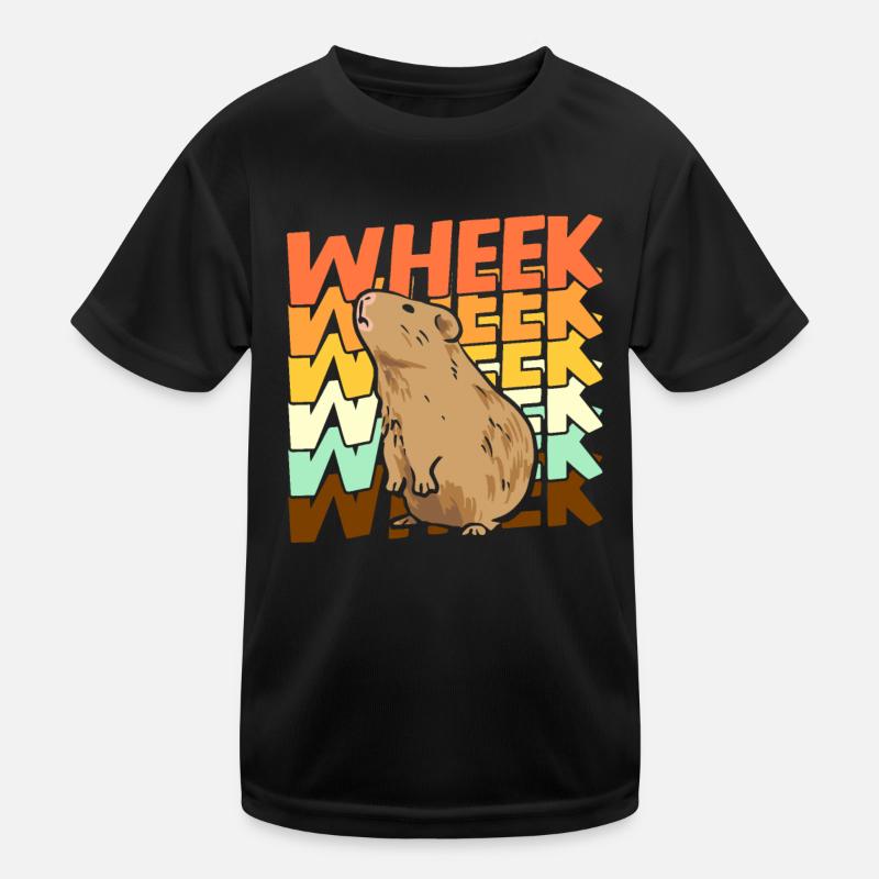 Wheek Guinea Pig Guinea Pig Gift Kids Functional T-Shirt