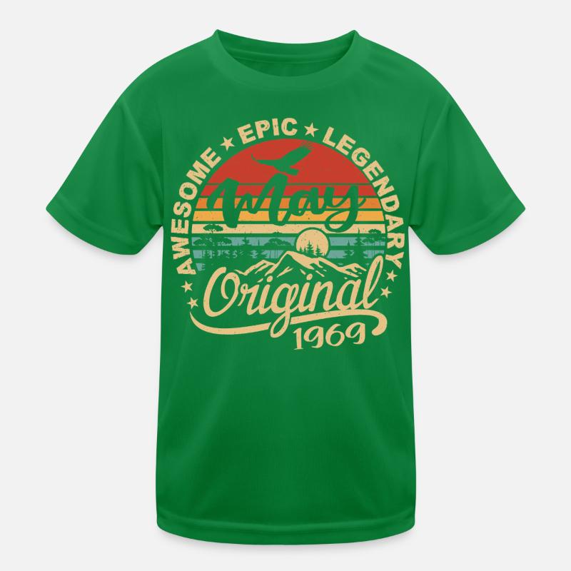 Anniversaire Mai 1969 mai | Gift May 1969 T-shirt sport Enfant