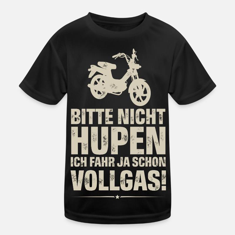 Mofa Mofafahrer Kinder Funktions-T-Shirt