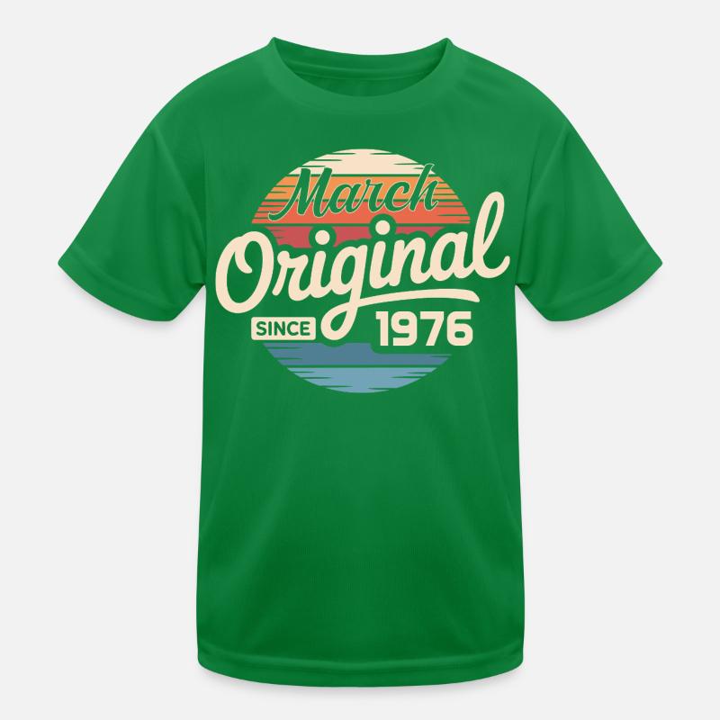Legendary since march 1976 Kids Functional T-Shirt