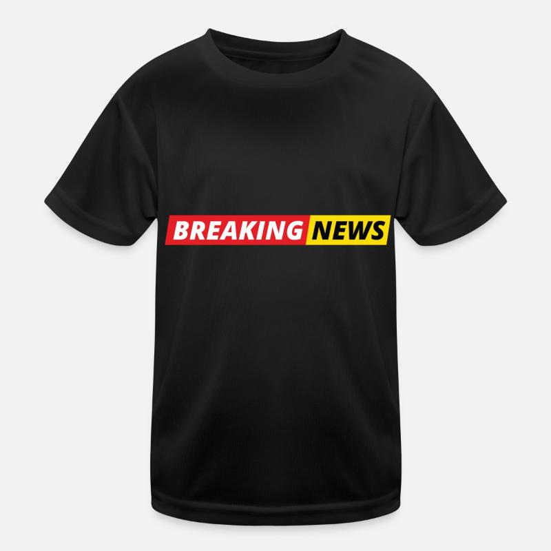 Neueste Nachrichten Kinder Funktions-T-Shirt