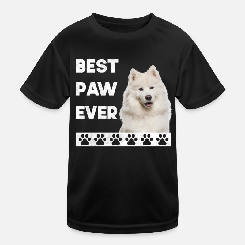 Best Paw Ever Samojede Hundebesitzer Kinder Funktions-T-Shirt