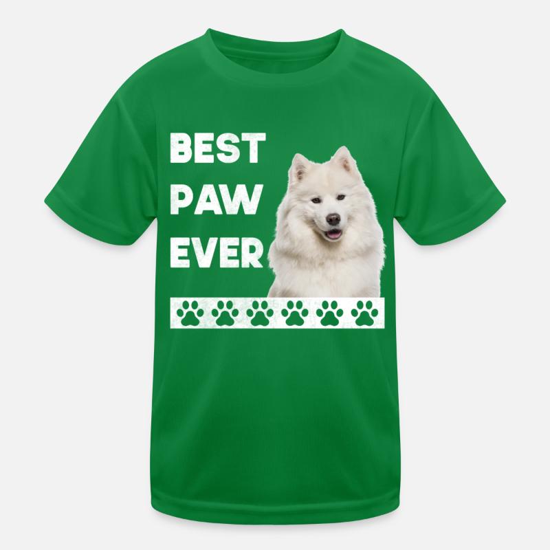 Best Paw Ever Samojede Hundebesitzer Kinder Funktions-T-Shirt