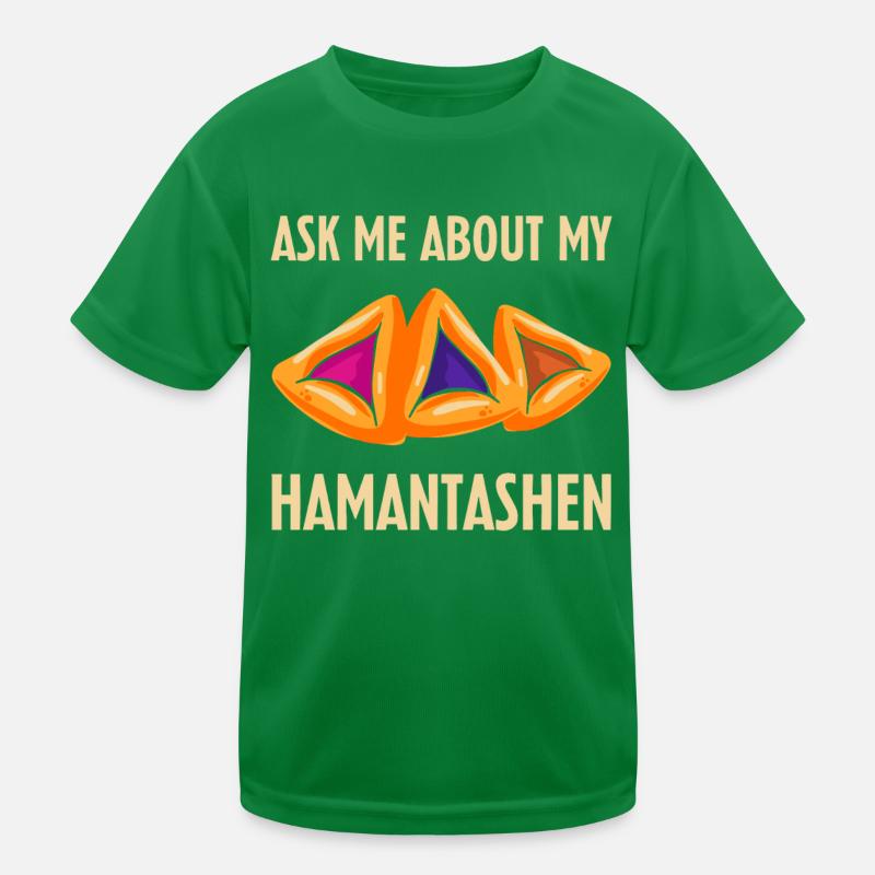 Posez-moi des questions sur mon Hamantashen T-shirt sport Enfant