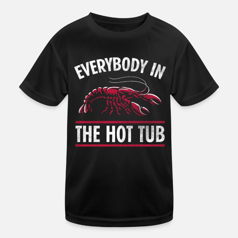Crawfish Hot Cooking Pot Dicton T-shirt sport Enfant