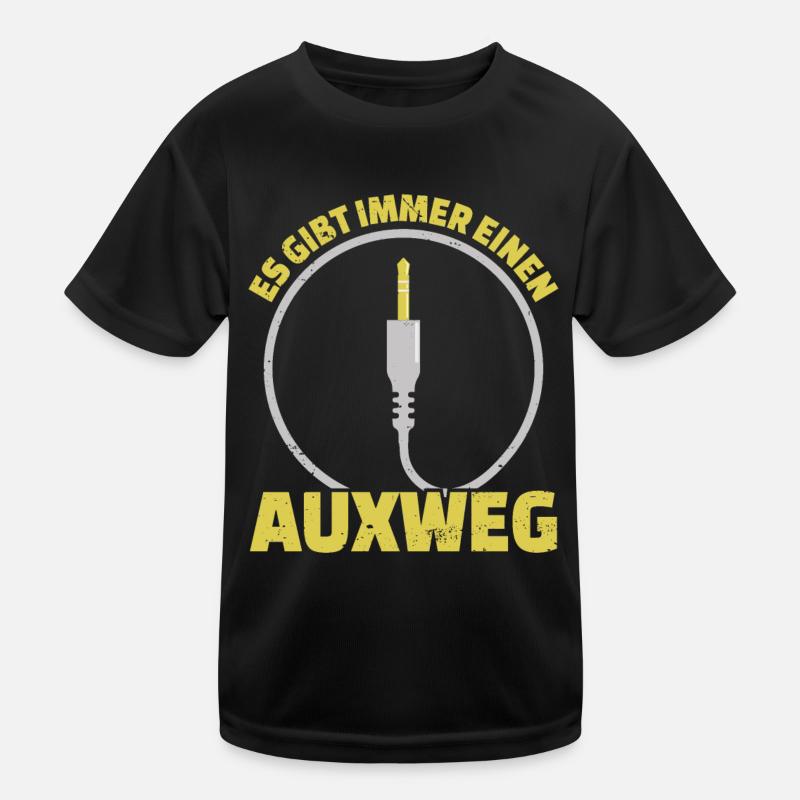 Gibt immer einen Hilfsweg Klangtechnik Witz Kinder Funktions-T-Shirt