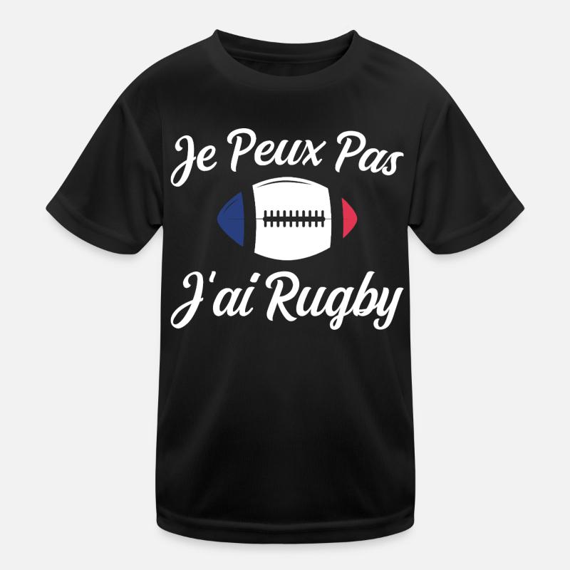 I can't I have rugby humor gift Kids Functional T-Shirt