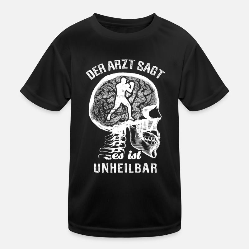 Der Arzt sagt es ist unheilbar - Boxen Kinder Funktions-T-Shirt
