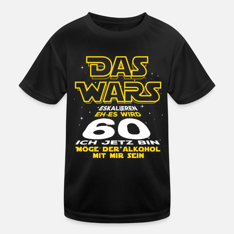 Das Wars, 60 ich jetzt bin. Geburtstag Geschenk Kinder Funktions-T-Shirt