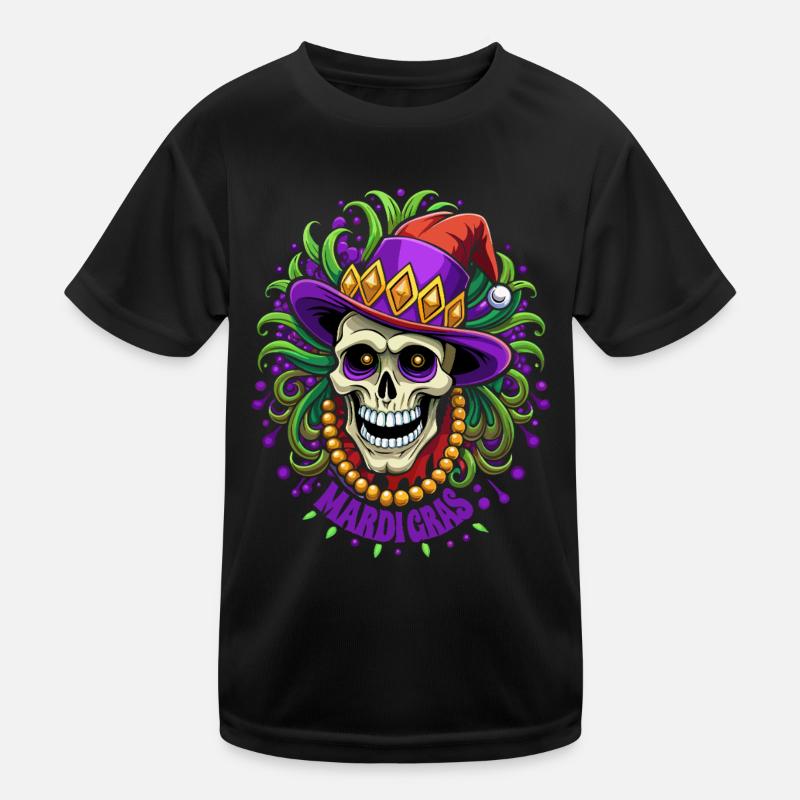 Mardi Gras - Carnaval - Costume - Cadeau T-shirt sport Enfant
