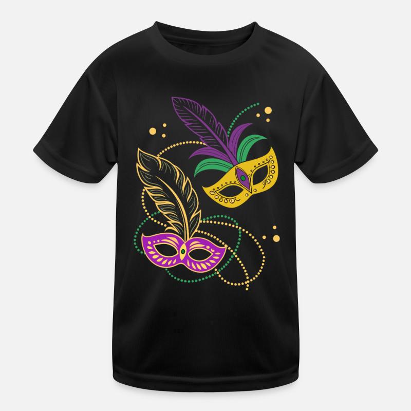 Mardi Gras - Carnaval - Masque - Cadeau T-shirt sport Enfant
