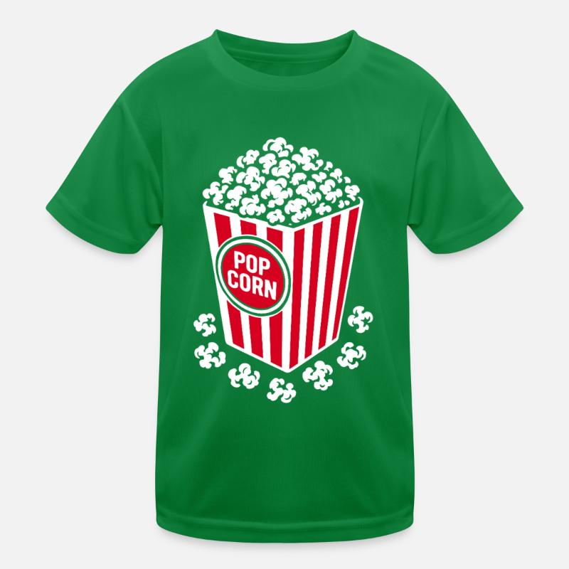 Frisches Popcorn - knusprig, lecker - Geschenk Kinder Funktions-T-Shirt