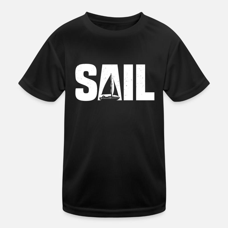 Segelboot Sailing Sailing Sail Segelboot Kinder Funktions-T-Shirt