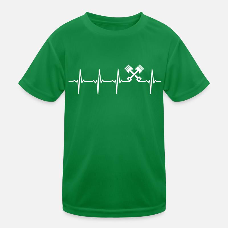 piston mechanical mechanic Kids Functional T-Shirt