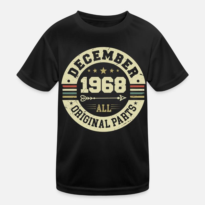 Légendes Anniversaire Décembre 1968 Naissance Cadeau T-shirt sport Enfant