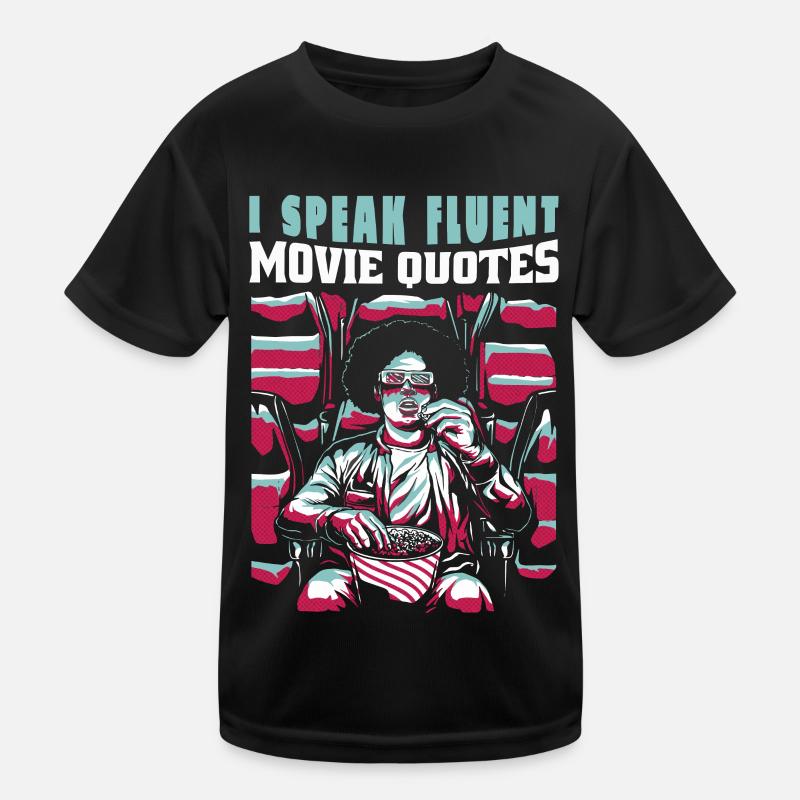 Je parle couramment les citations de films T-shirt sport Enfant