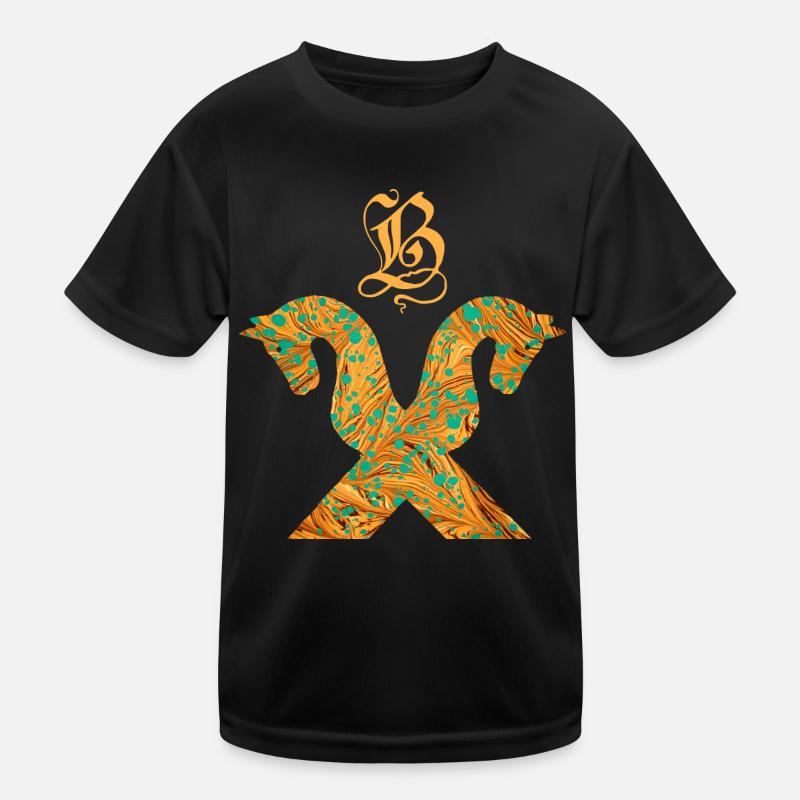pferdegiebel e 95 b Kinder Funktions-T-Shirt