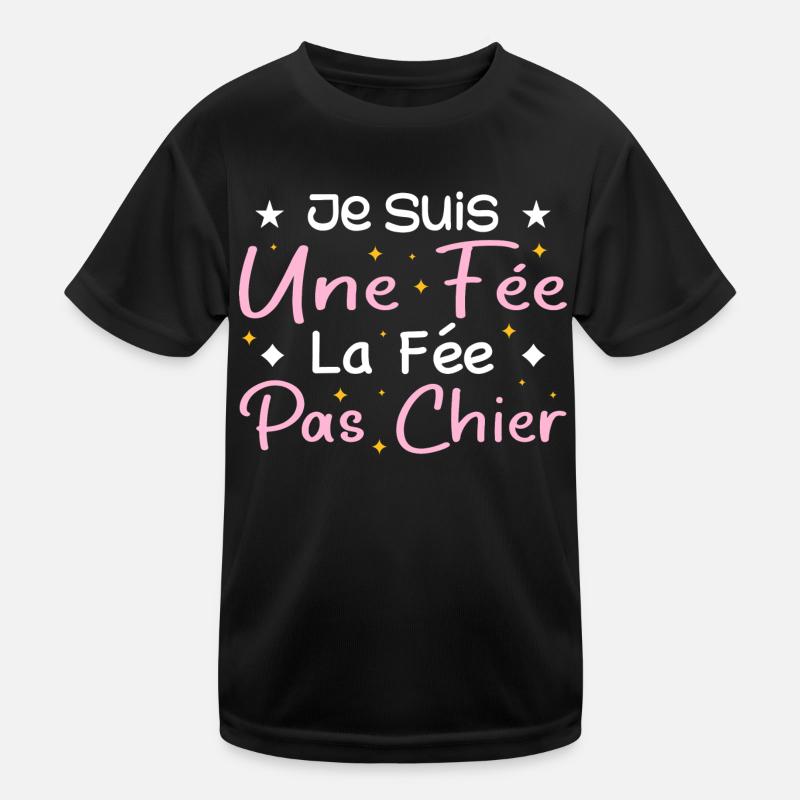 Ich bin eine Fee, die Fee, nicht Scheiße Kinder Funktions-T-Shirt