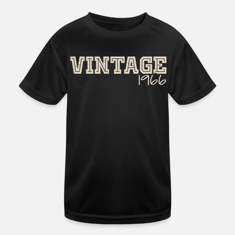 Vintage 1966 Original 1966 Retro 1966 Gift 1966 Kids Functional T-Shirt