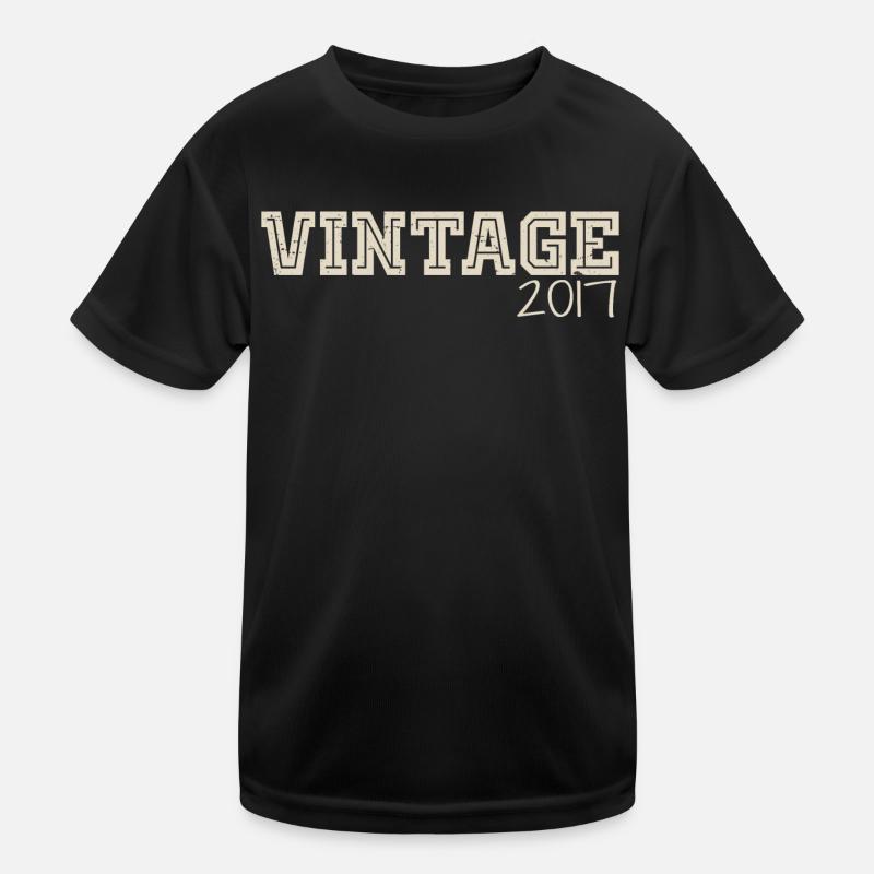 Jahrgang 2017 Original 2017 Retro 2017 Geschenk 2017 Kinder Funktions-T-Shirt