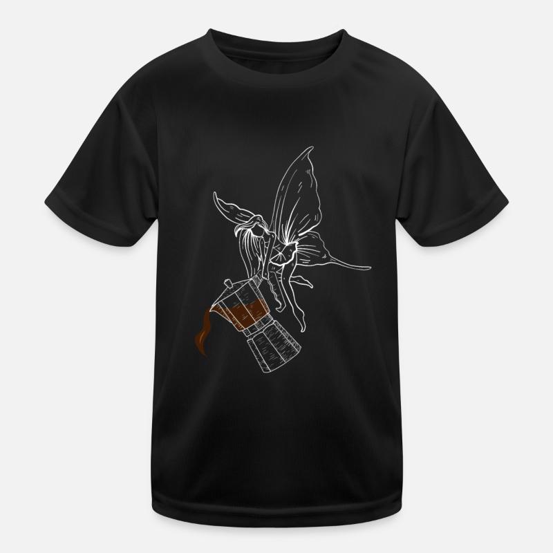 Coffee fairy Kids Functional T-Shirt