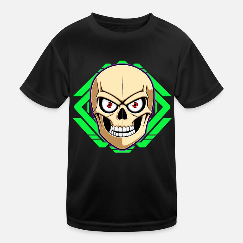 Crâne T-shirt sport Enfant