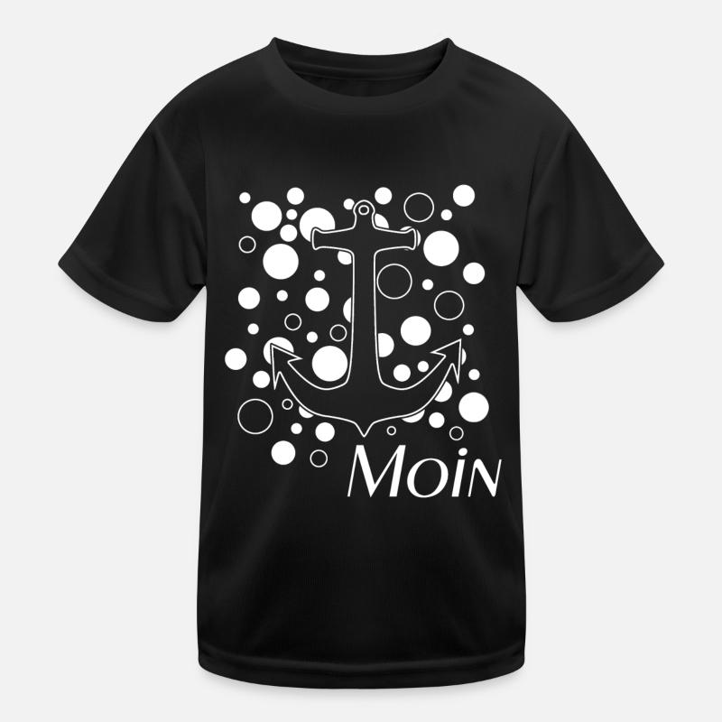 Moin, Hamburg Diggi, Moin moin, Anker Kinder Funktions-T-Shirt